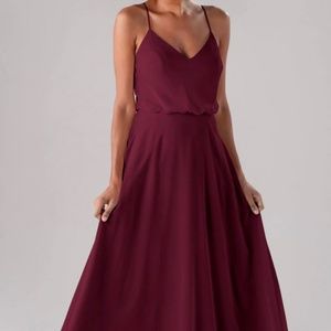 Kennedy Blue Bridesmaid Dress - Bordeaux